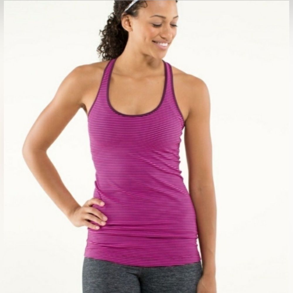 𝅺Lululemon  - Cool Racerback striped US6
